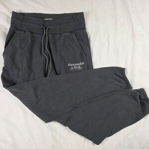 Abercrombie & Fitch Womens Medium Gray Soft Jogger Sweatpants Casual Lounge Wear